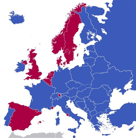 A map of the remaining European Monarchies. : RoyaltyandNobility