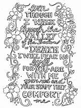 Bible Verse Coloring Pages With Flowers  Free Printable sketch template