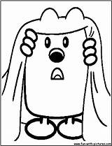 Coloring Pages Of Wow Wubbzy sketch template