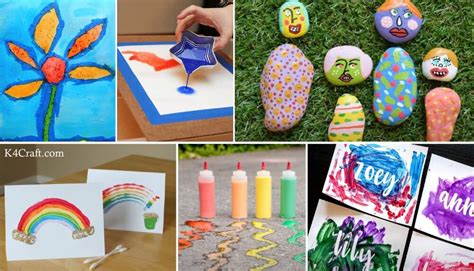 29 Fun Painting Ideas for Kids - K4 Craft