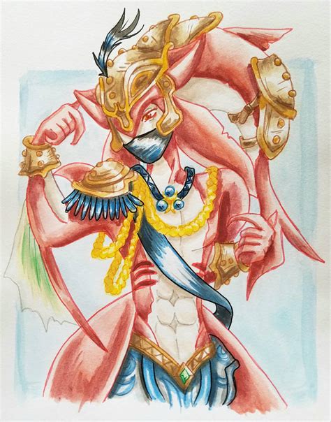 Zora Armour Prince Sidon by starbuxx on DeviantArt