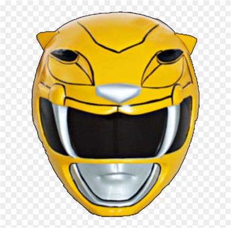 Helmet Clipart Mighty Morphin Power Rangers - Mighty Morphin Power Rangers Yellow Ranger Helmet ...