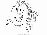 Mr Grouper From Bubble Guppies Coloring Page For Kids  Free sketch template