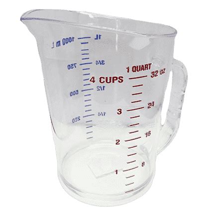 1 Quart Measuring Cup | Myers Concrete Roller Meter Testing