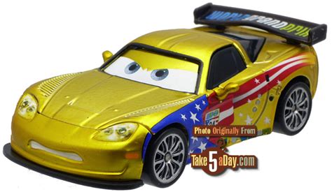 Take Five a Day » Blog Archive » Mattel Disney Pixar Cars 2 Diecast: Jeff Gorvette Metallic Toys ...