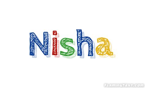 Nisha Logo | Free Name Design Tool from Flaming Text