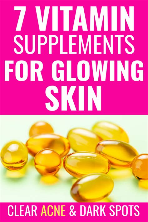 7 Vitamin Supplements for Glowing Skin in 2024 | Vitamins for skin ...