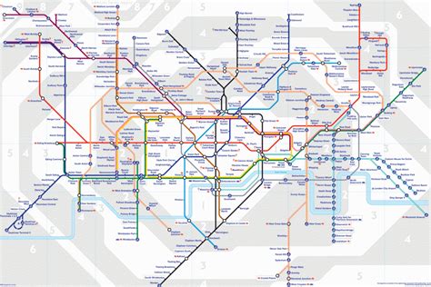 London Underground Map Printable A4 - Printable Maps