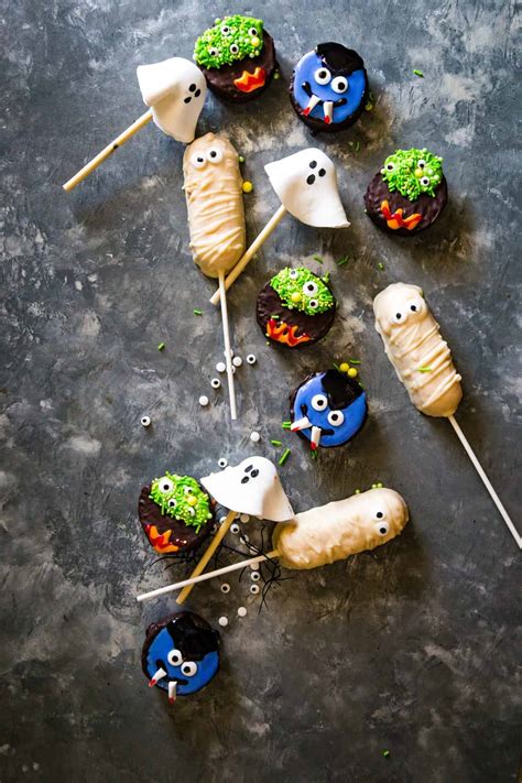 No Bake Halloween Treats-4 ways - The Seaside Baker