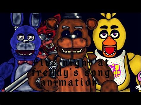 (Dc2/FNaF)Fnaf 1 song / Five Night at Freddy's song animation by Rafly's Studio - YouTube