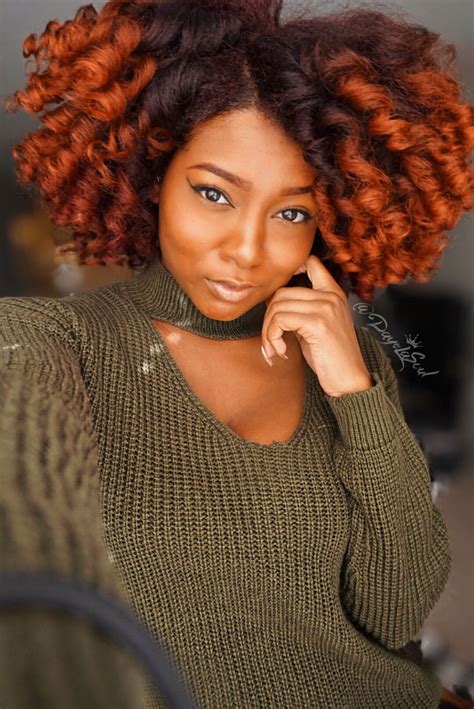 Copper Burnt Orange Hair Color African American - Best Hairstyles in ...