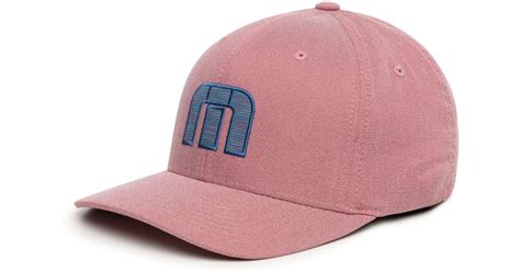 Travis Mathew Caribbean Fitted Hat in Pink for Men | Lyst