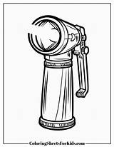 Flashlight Coloring Pages Free Printables For All Ages  sketch template