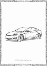 Tesla Coloring Pages  Free PDF Printables 🏎🚗🚔♦🤖 Children sketch template
