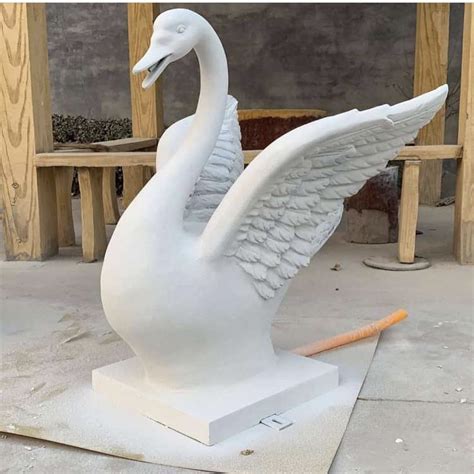 Swan sculpture decor | Animal Sculptures | swan statue