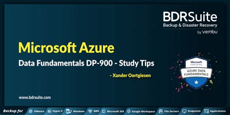 Microsoft Azure Data Fundamentals DP-900 – Study Tips - BDRSuite