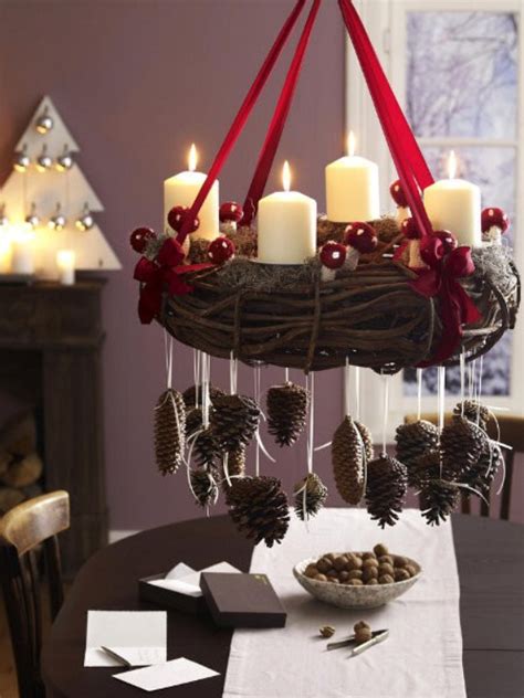 35 Creative Christmas Decoration – DIY Advent Wreath Ideas - family ...