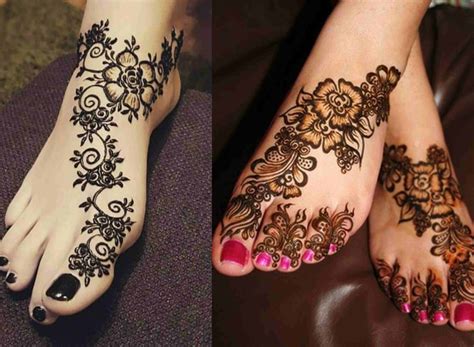 Leg Mehndi Designs For Brides | 2020 Henna Mehdni Designs For Feet