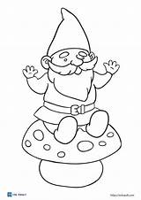 15 Free gnome coloring pages  ESL Vault sketch template