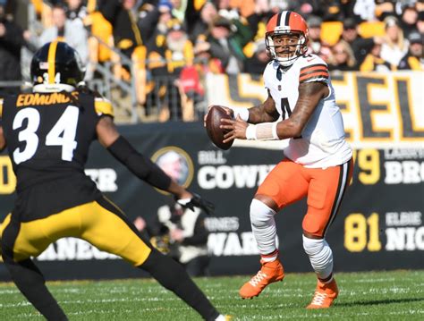 Browns quarterback Deshaun Watson trying to be '1-0 Monday night' against Steelers - Yahoo Sports