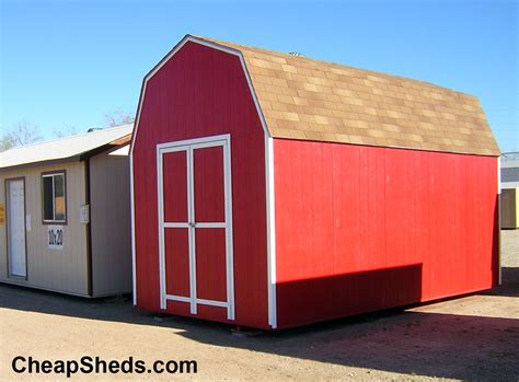 Tall Gambrel Barn Style Sheds