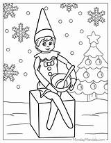 26 Elf On The Shelf Coloring Pages Free PDF Printables sketch template