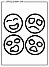 30  Emotions Coloring Pages Free Printable PDF & Online sketch template