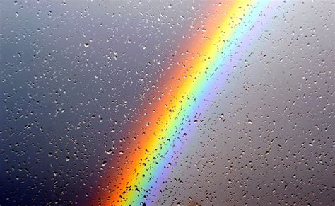 rainbows, Water drops, Rain Wallpapers HD / Desktop and Mobile Backgrounds