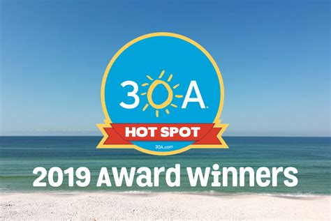 30A Hot Spot Award Winners 2019 - 30A