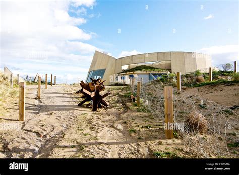 The Utah Beach Museum in Normandy, France which lies nestled in the ...