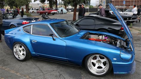 Custom wide body Datsun 240Z with RB25 engine swap - YouTube