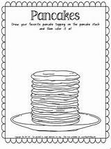 Pancake Coloring Page  Free Homeschool Deals sketch template