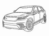 Range Rover Coloring Pages  Home sketch template
