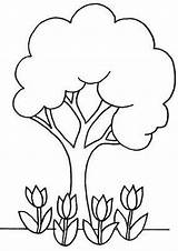 Free & Easy To Print Tree Coloring Pages  Tulamama sketch template