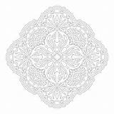 Line Art For Coloring Book With Vintage Pattern Stock Vector  sketch template