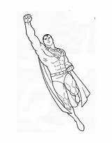 Superman Coloring Pages Free Printable PDF sketch template