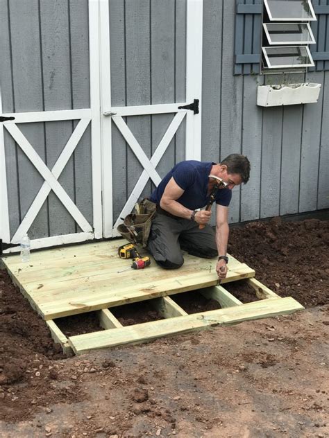 How to build a shed ramp. A weekend project you can do.