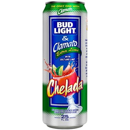 Bud Light® Chelada Extra Lime Beer & Clamato, 25 fl. oz.Can - Walmart.com