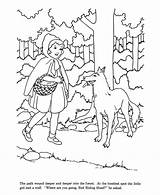Little Red Riding Hood Coloring Pages Free  Home sketch template