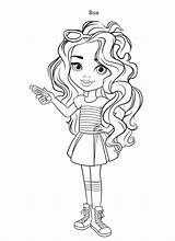 Lovely Rox Sunny Day sketch template