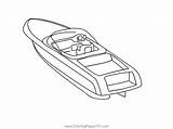 Speed Boat Coloring Page For Kids  Free Boats Printable Pages sketch template