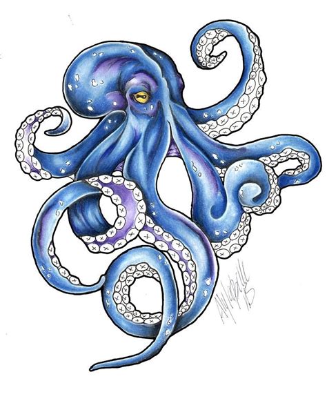 Kraken Color Flash tattoo iPad Case & Skin by HorimonoAtelier | Octopus ...