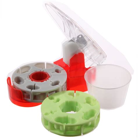 Medifacx ProRx Pill Cutter w/Retracting Curved Blade w/ Gray & Green Discs - Walmart.com ...