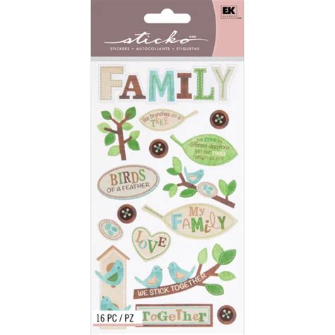 FAMILY TREE SCRAPBOOK Stickers Papercraft Scrapbook Planner Supply ...