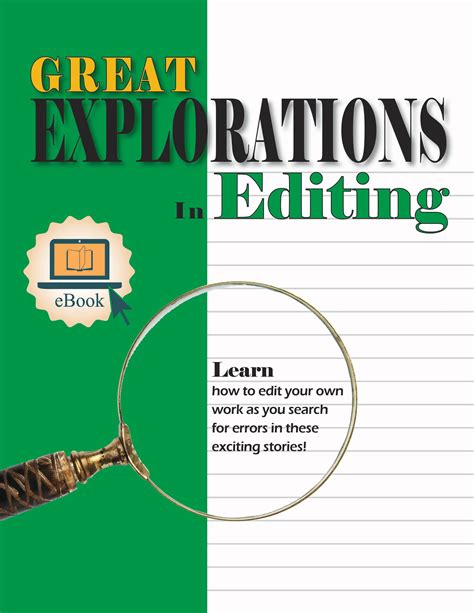 Great Explorations in Editing Vol 1 - Teacher E-Book