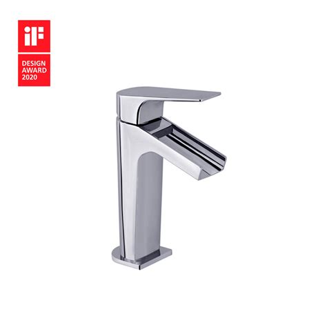 Urban Chic Waterfall Single Lever Tap in Chrome - The Tile and Bathroom ...