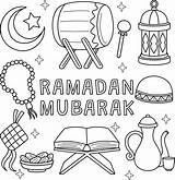 Ramadan Mubarak Coloring Page For Kids 15867627 Vector Art At Vecteezy sketch template