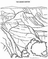 Canyon Coloring Pages For Kids sketch template