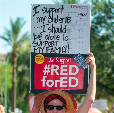 Arizona Education Association | Teachers strike, Protest signs, Teacher ...