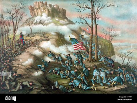 Part Of The American Civil War - The Battle Of Pea Ridge, Northwest Stock Photo, Royalty Free ...